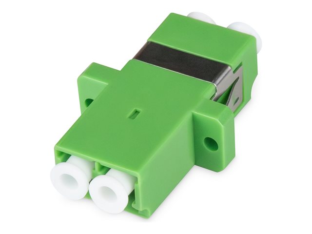 FO coupler LC/APC duplex SM OS2 green