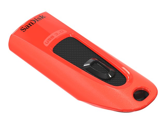 SanDisk Ultra - USB flash drive - 64 GB - USB 3.0 - blue, red (pack of 2)
