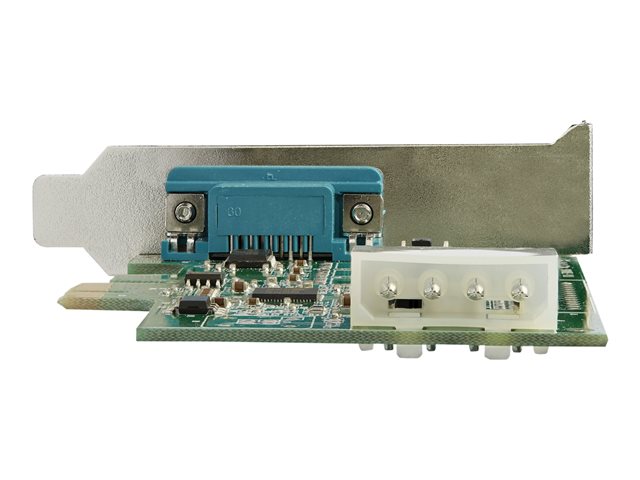 StarTech.com 1-port PCI Express RS232 Serial Adapter Card, PCIe RS232 Serial Host Controller Card, PCIe to Serial DB9 COM Port, 16950 UART, Low Profile Expansion Card, Windows/macOS/Linux - Full/Low-Profile (PEX1S953LP) - Serial adapter - PCIe low profile - RS-232 x 1