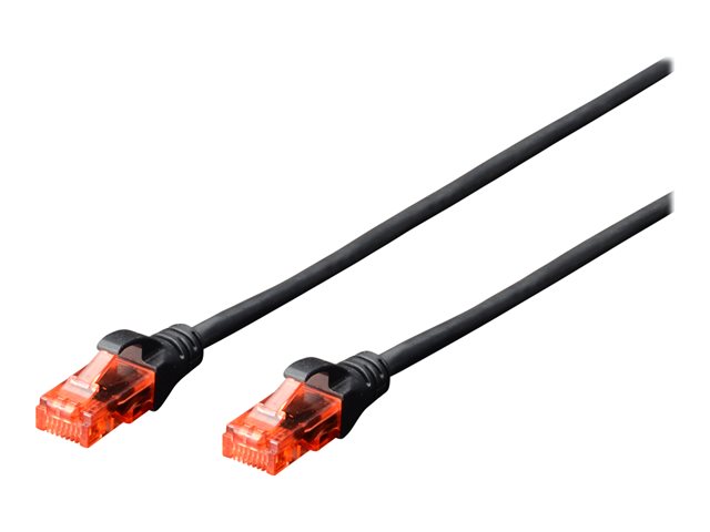 DIGITUS CAT6 U-UTP PATCH CA PVC AWG 26/7 LENGTH 2 M BLACK