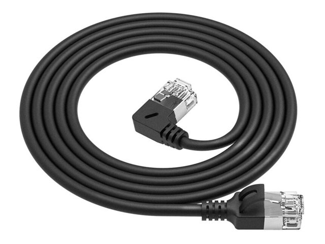 CAT6A U/FTP SLM L-ANG BK 2.00M. 1 stk