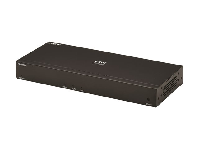 Eaton Tripp Lite Series HDMI over Cat6 Extender Kit, 4-Port Splitter/3x Pigtail Receivers - 4K 60 Hz, HDR, 4:4:4, PoC, 230 ft. (70.1 m), TAA - Video/audio extender - over CAT 6 - up to 70.1 m - TAA Compliant - for P/N: B127A-1P0-PH