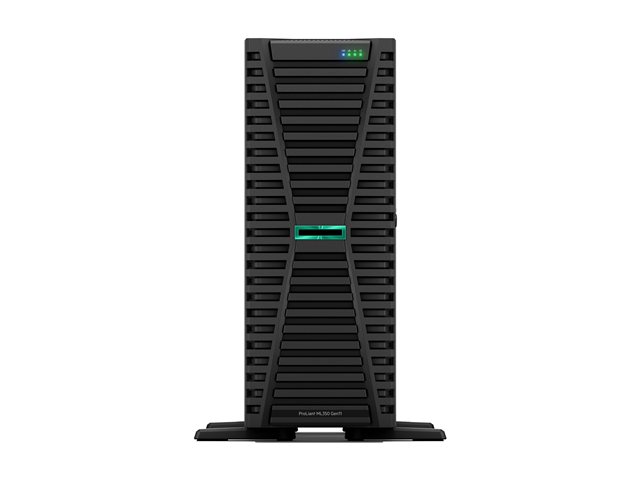 HPE ProLiant ML350 Gen11 Base - Server - tower 4U - 2-way - 1 x Xeon Silver 4410Y / up to 3.9 GHz - RAM 32 GB - SATA/SAS/NVMe - hot-swap 2.5\" bay(s) - no HDD - Gigabit Ethernet - no OS - monitor: none - BTO