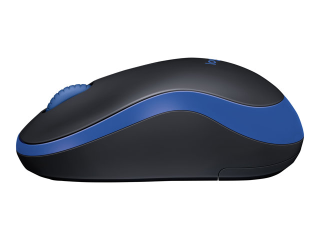 Wireless Mouse M185 Blue, WER Occident Packaging