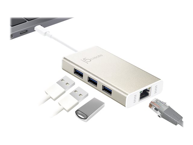 USB-C Multi-Adapter Gigabit Ethernet / U
