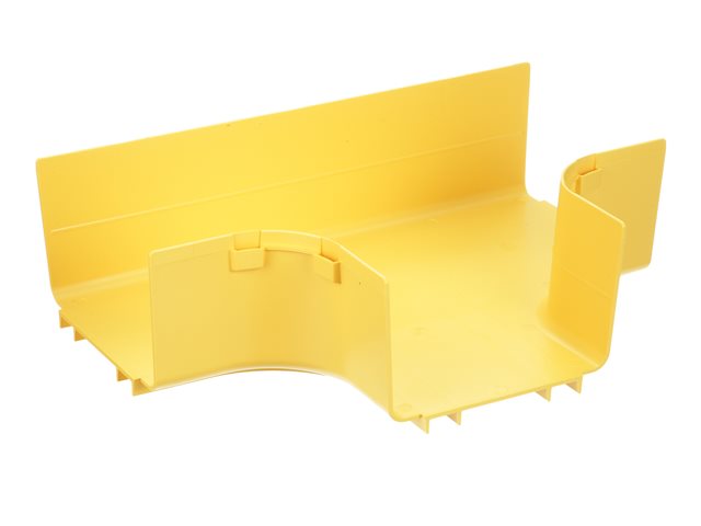Panduit FiberRunner - Cable raceway tee fitting (horizontal) - yellow