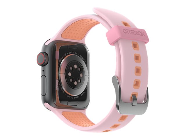 OtterBox - Band for smart watch - Pinky Promise (pink/orange) - for Apple Watch Hermès Series 7, Hermès Series 9, Nike Series 7, Series 10, Series 8, Series 9
