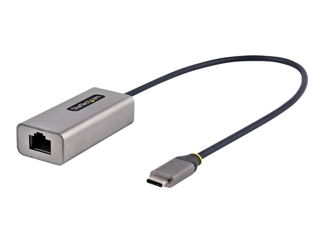 StarTech.com USB-C to Ethernet Adapter, 10/100/1000 Mbps, Gigabit Network Adapter w/ ASIX AX88179A Chip, 1ft/30cm Cable, USB Type C to RJ45 Ethernet Dongle, USB C to LAN Adapter, Windows/macOS/Linux/ChromeOS (US1GC30B2) - Network adapter - USB-C - Gi