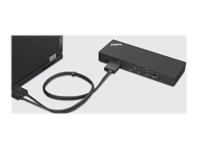 Lenovo ThinkPad Thunderbolt 4 WorkStation Dock - Port replicator - Thunderbolt 4 - 2 x DP, HDMI, 2 x Thunderbolt - 1GbE - 300 Watt - Campus