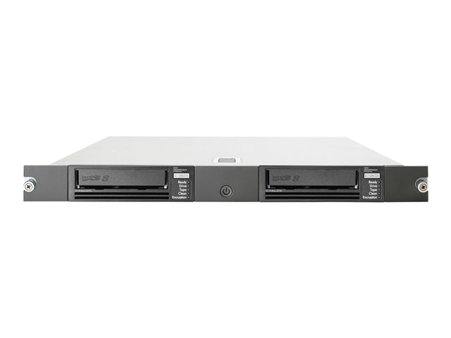 HPE StoreEver LTO-8 Ultrium - Tape drive - LTO Ultrium (12 TB / 30 TB) - Ultrium 8 - max drives: 2 - SAS-2 - rack-mountable - 1U - encryption, WORM capability