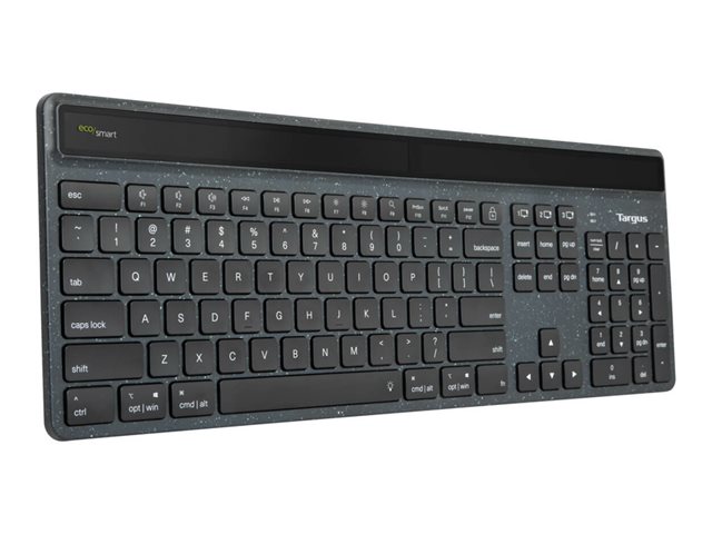 EcoSmart Energy Harvesting Antimicrobial Bluetooth Keyboard (DE)
