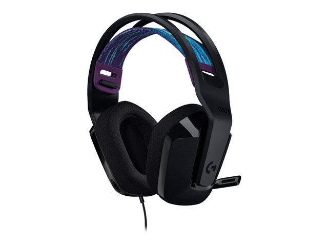 Logitech G G335 Wired Gaming Headset - Headset - full size - wired - 3.5 mm jack - black - Discord Certified