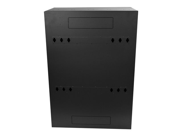 StarTech.com 6U Wall Mount Network Cabinet - Vertical Wall Mount Patch Panel Rack - 30\" Server Room Cabinet (RK630WALVS) - Rack enclosure cabinet - wall mountable - black - 6U