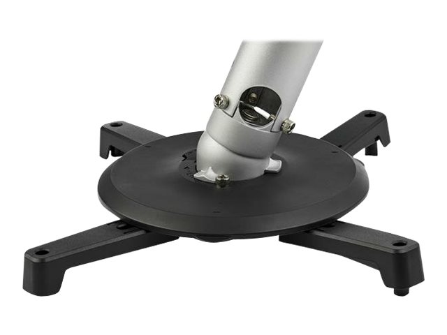 StarTech.com Universal Ceiling Projector Mount, Heavy Duty Height Adjustable/Extendable Pole Mount 5\"-22.7\" from Ceiling, 33lb (15kg), Tilt/Rotate, Hanging Projector Mount w/ Bracket - Telescopic Pole (PROJCEILMNT2) - Bracket - for projector - aluminium, heavy duty steel - ceiling mountable - TAA Compliant