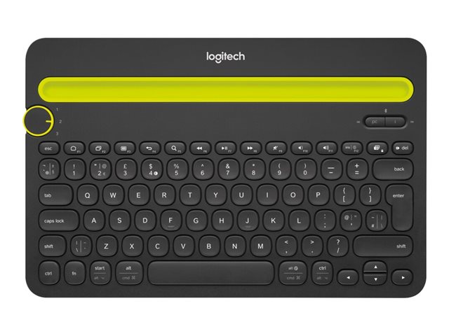 Logitech Multi-Device K480 - Keyboard - Bluetooth - French - black
