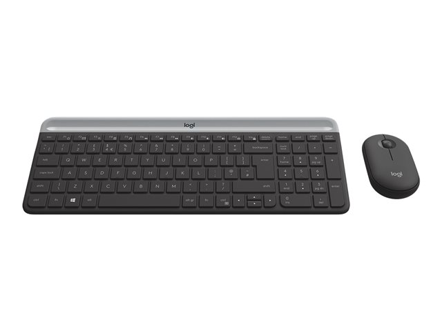 Slim Wireless Keyboard and Mouse Combo MK470 - GRAPHITE - FRA - CENTRAL AZERTY FR