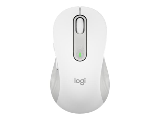 Logitech Signature M650 L for Business - Mouse - right-handed - 5 buttons - wireless - 2.4 GHz, Bluetooth - Logitech Logi Bolt USB receiver - off-white