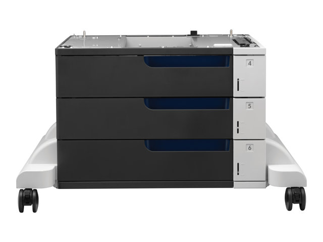 HP - Printer base with media feeder - 1500 sheets in 3 tray(s) - for Color LaserJet Enterprise M750, LaserJet Enterprise MFP M775, LaserJet Managed MFP M775