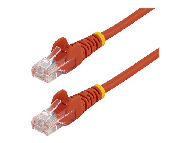 StarTech.com 3m Red Cat5e / Cat 5 Snagless Patch Cable - Patch cable - RJ-45 (M) to RJ-45 (M) - 3 m - UTP - CAT 5e - molded, snagless - red