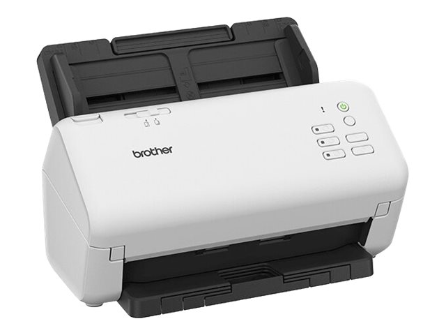 Brother ADS-4300N - Document scanner - Dual CIS - Duplex - A4 - 600 dpi x 600 dpi - up to 40 ppm (mono) / up to 40 ppm (colour) - ADF (80 sheets) - up to 6000 scans per day - USB 3.0, Gigabit LAN, USB 2.0 (Host)