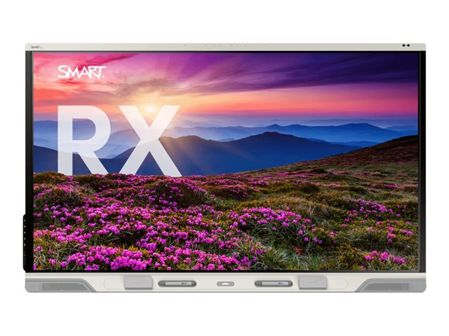 SMART Board RX265 - 65\" Diagonal Class RX Series with iQ LED-backlit LCD display - interactive - with built-in interactive whiteboard, touchscreen (multi touch), 8-microphone array, RFID NFC reader/writer CCID - Android - 4K UHD (2160p) 3840 x 2160 -