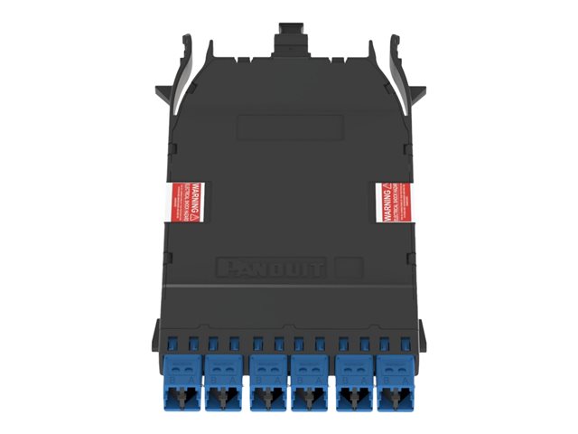 Panduit HD Flex - Pre-terminated fibre optic cassette - LC SM X 12 - blue
