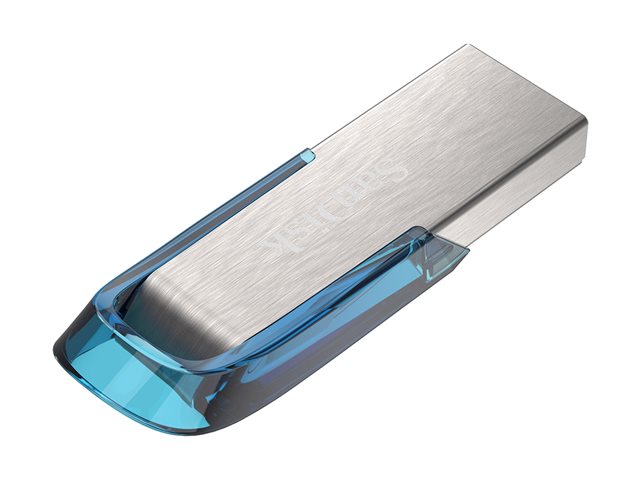 SanDisk Ultra Flair - USB flash drive - 128 GB - USB 3.0 - blue