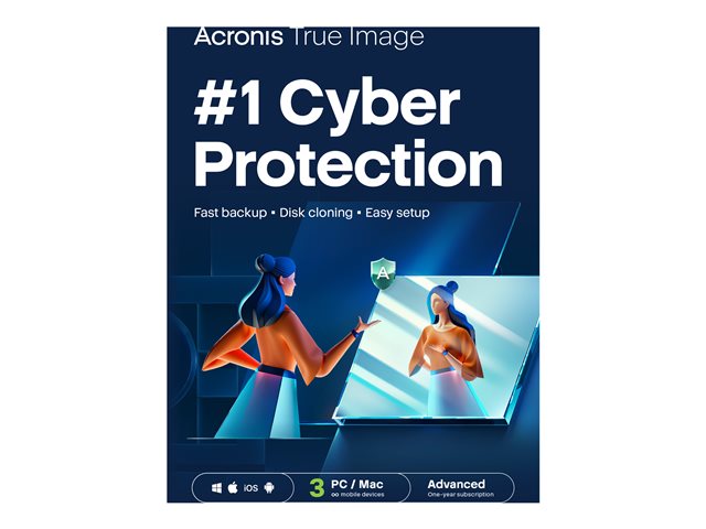 Acronis True Image Advanced Subscription 3 Computers + 500 GB Acronis Cloud Storage - 1 year subscription ESD