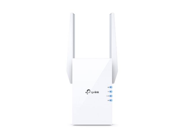 TP-Link RE605X - Wi-Fi range extender - GigE - Wi-Fi 6 - 2.4 GHz, 5 GHz - in wall