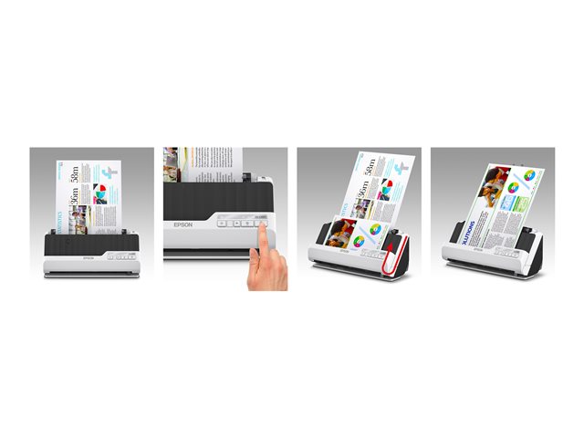 Epson DS-C490 - Sheetfed scanner - Duplex - A4/Legal - 600 dpi x 600 dpi - ADF (20 pages) - USB 2.0