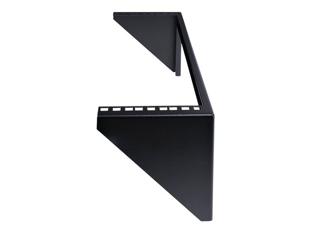 StarTech.com 3U Wall Mount Patch Panel Bracket - 19 in - Steel Vertical Patch Panel Mounting Bracket for Networking Equipment (RK319WALLV) - Mounting bracket - wall mountable - black - 3U - 19\"