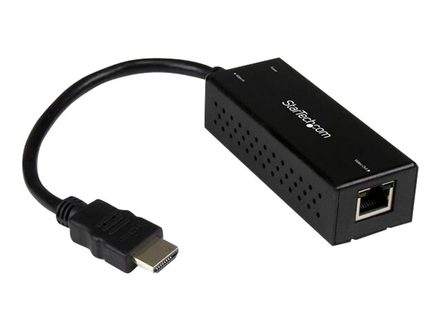 StarTech.com 4K HDBaseT Extender - Compact - HDMI over CAT5e / CAT6 - HDMI to HDBaseT Converter - USB Powered - Up to 4K - HDMI over Ethernet (ST121HDBTD) - Video extender - over CAT 5e/6 - 19 pin HDMI Type A / RJ-45 - up to 70 m