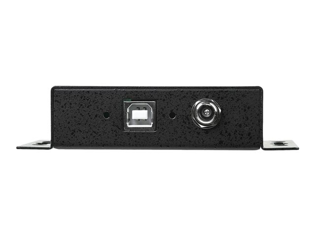 StarTech.com USB to Serial Adapter - 2 Port - Wall Mount - Din Rail Clips - Industrial - COM Port Retention - FTDI - DB9 (ICUSB2322I) - Serial adapter - USB 2.0 - RS-232 x 2 - black