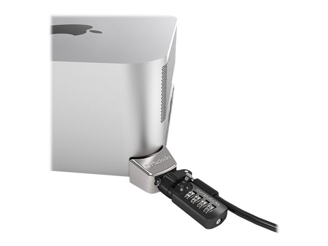 Compulocks Mac Studio Ledge Lock Adapter with Combination Cable Lock - Security cable lock set - for Apple Mac Studio