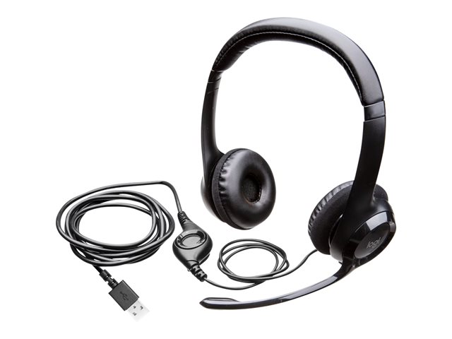 Logitech USB Headset H390 - Headset - full size - wired