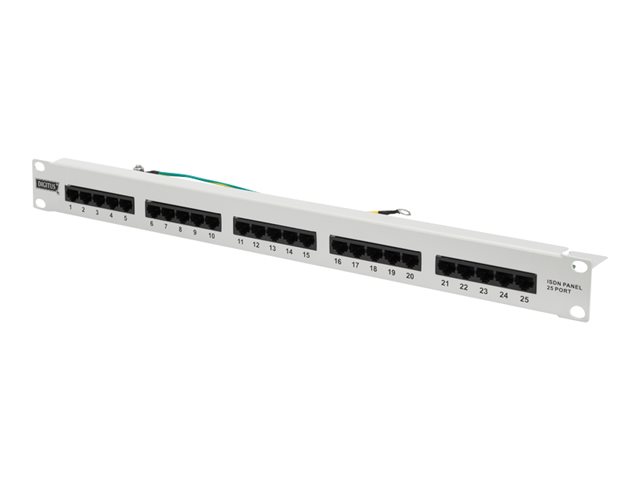 CAT 3 ISDN PATCH PANEL UNSHIELDED 25-