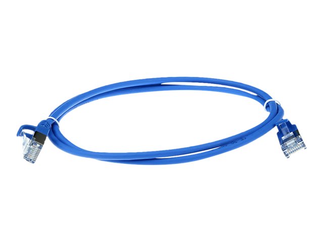 CAT6A U/FTP SLIMLINE BU 0.25M. 1 stk