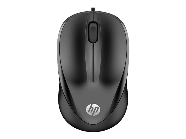HP 1000 - Mouse - right and left-handed - wired - USB - black - for Pavilion 24, 27, 32, 590, 595, TP01