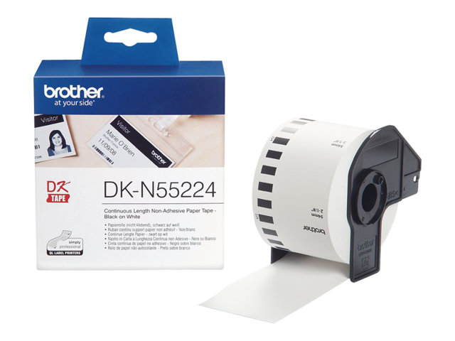 Brother DKN55224 - Paper - black on white - Roll (5.4 cm x 30.5 m) 1 roll(s) tape - for Brother QL-1050, QL-1060, QL-500, QL-550, QL-560, QL-570, QL-580, QL-650, QL-700, QL-720