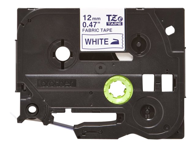 Brother TZe-FA3 - Fabric - navy blue on white - Roll (1.2 cm x 3 m) 1 cassette(s) iron-on tape - for Brother PT-D210, D600, H110, P-Touch PT-1880, D450, E110, E310, E550, E800, H110, P900