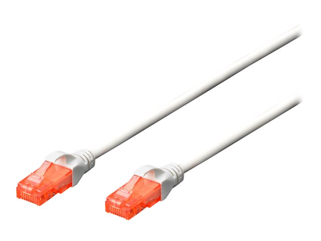CAT 6 U-UTP PATCH CABLE CU. PVCLENGTH 1M COLOR WHITE