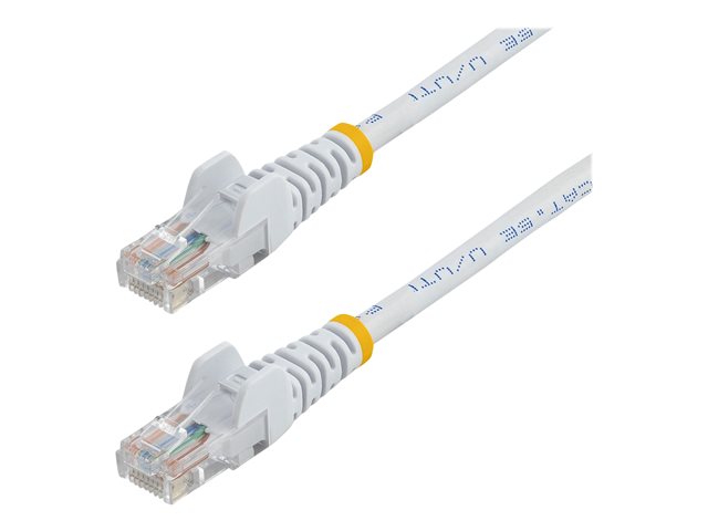 StarTech.com Snagless Cat 5e UTP Patch Cable - Patch cable - RJ-45 (M) to RJ-45 (M) - 3 m - UTP - CAT 5e - molded, snagless - white