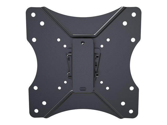 VISION Display Tilting Wall Mount - LIFETIME WARRANTY - fits display 30-55\" with VESA sizes 75 x 75, 100 x 100, 200 x 100, 200 x 200 - tilt -3 to 12 degrees - thumbscrews used to fix display for fast assembly - landscape or portrait - SWL 25 kg / 55 lb - black
