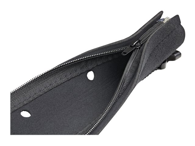 StarTech.com 40\" (1m) Neoprene Cable Management Sleeve with Zipper & Buckle, 1.2\" (3cm) Diameter, Computer/PC Power/Network/AV Cord Cover/Manager, Flexible Cable Organizer Wrap, Black - Cable Manager Sleeve (WKSTNCMZP) - Cable management sleeve - bla