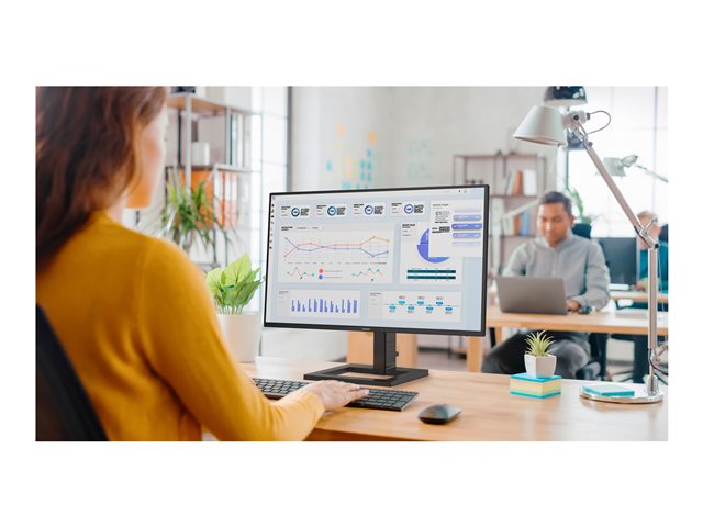Philips 24E1N1300AE - LED monitor - 24\" (23.8\" viewable) - 1920 x 1080 Full HD (1080p) @ 100 Hz - IPS - 1300:1 - 1 ms - HDMI, USB-C - speakers - textured black