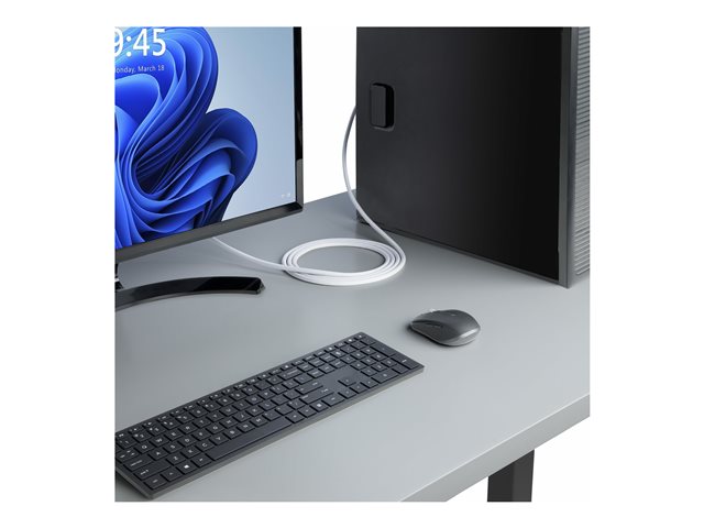 StarTech.com 6ft White VESA Certified DisplayPort 1.2 Cable with Latches - DisplayPort cable - DisplayPort (M) latched to DisplayPort (M) latched - DisplayPort 1.2 - 1.8 m - halogen-free, passive, 4K60Hz support, 1080p support 240Hz, 2K144Hz support - white