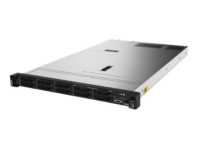 Lenovo ThinkSystem SR630 7X02 - Server - rack-mountable 1U - 2-way - 1 x Xeon Silver 4215 / up to 3.5 GHz - RAM 16 GB - SAS - hot-swap 2.5\" bay(s) - no HDD - Matrox G200 - no OS - monitor: none