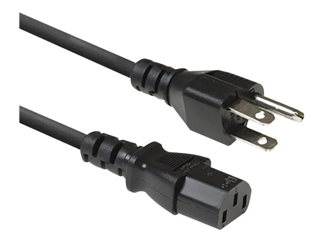 POWERCORD USA-C13 BK 1.80M. 1 stk
