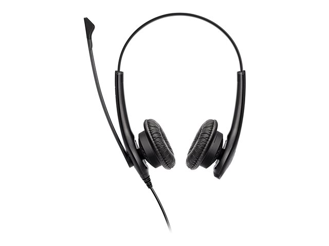 Jabra BIZ 1100 USB Duo - Headset - on-ear - wired - USB - black - academic - Certified for Microsoft Teams, Zoom Certified