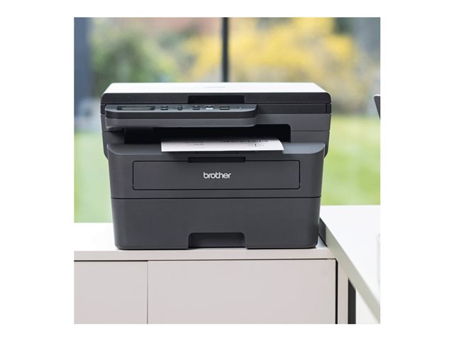 Brother DCP-L2627DWE - Multifunction printer - B/W - laser - Letter A (216 x 279 mm)/A4 (210 x 297 mm) (original) - A4 (media) - up to 32 ppm (copying) - up to 32 ppm (printing) - 250 sheets - USB 2.0, Wi-Fi(n)